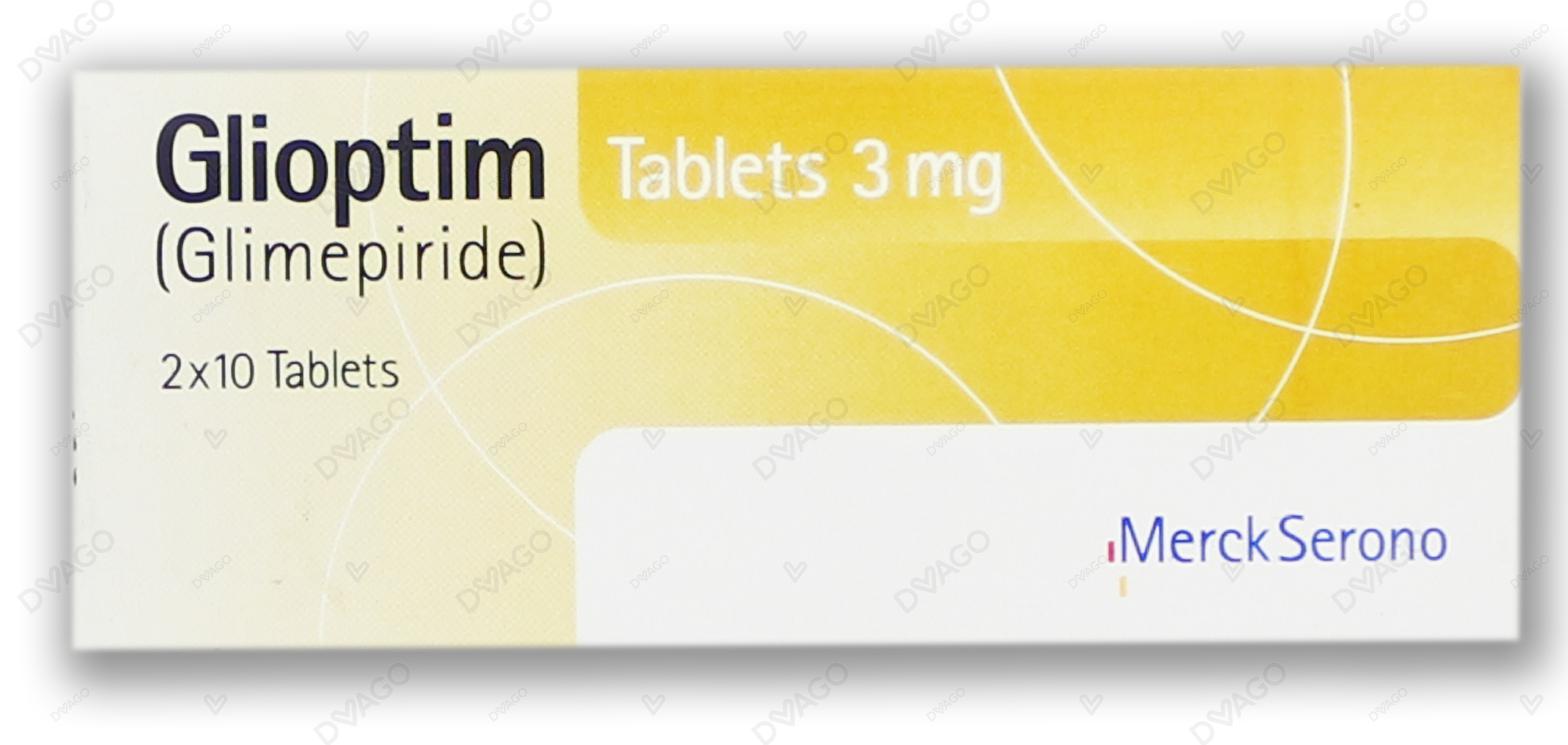 Glioptim Tablets 3mg  (1 Strip = 10 Tablets)
