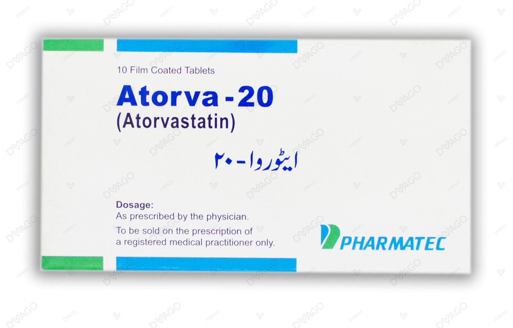 Atorva Tablets 20 mg