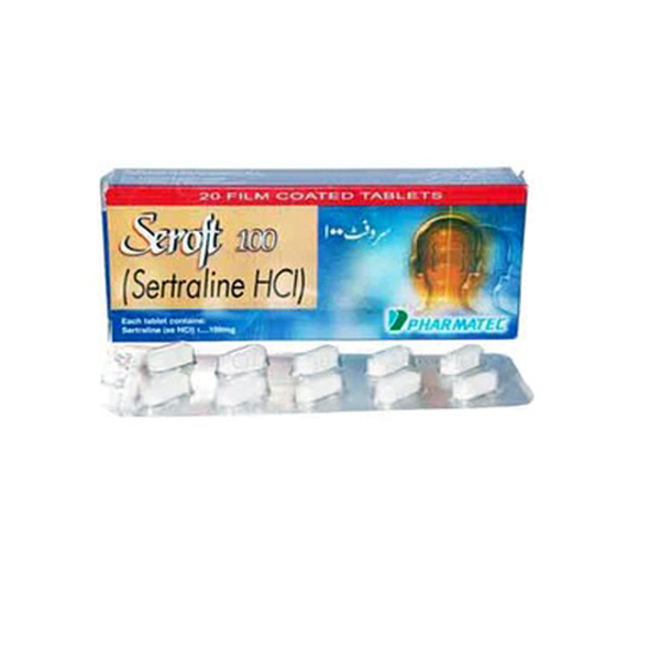 Seroft Tablets 100mg (1 Strip = 10 Tablets)