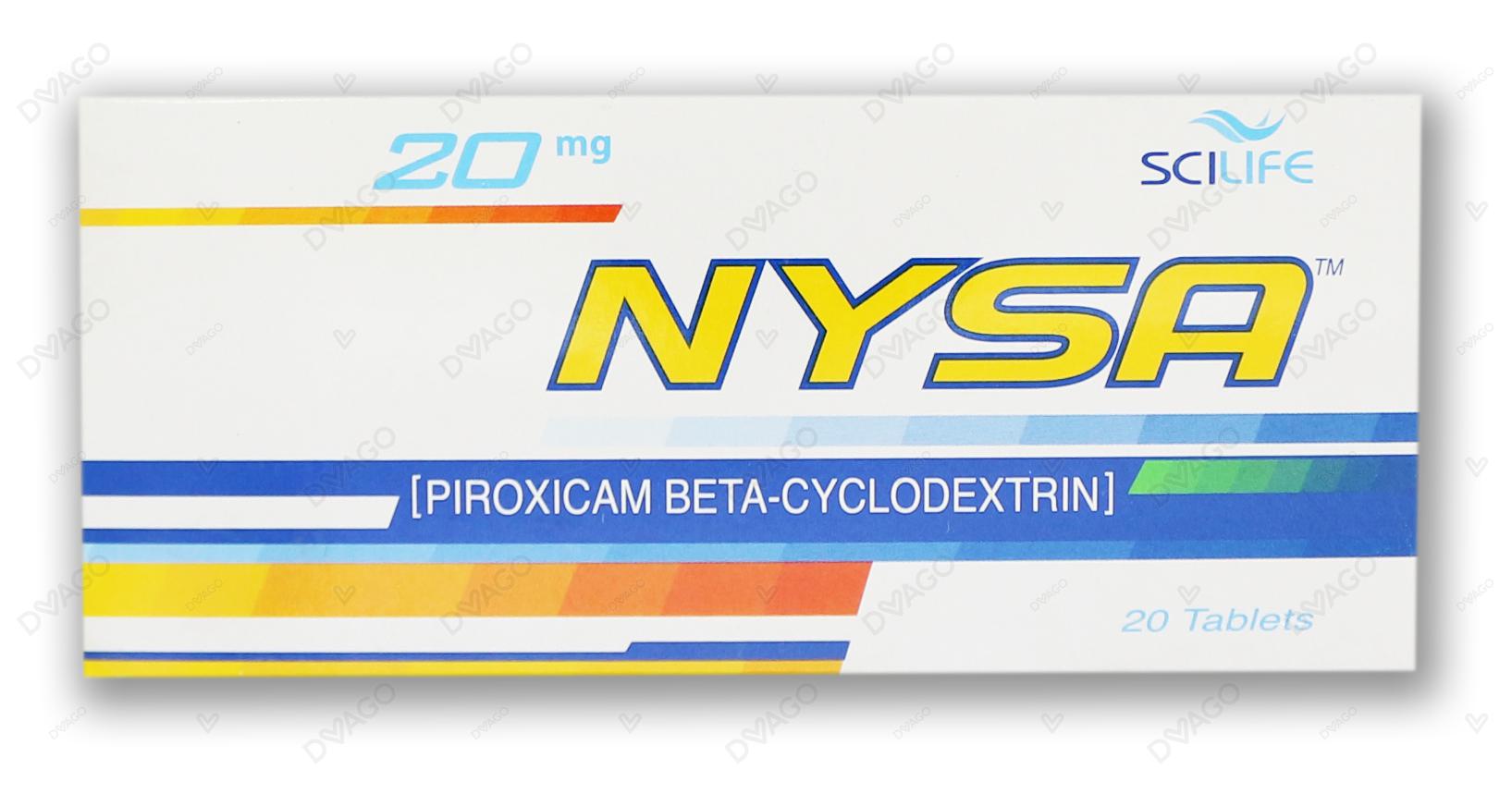 Nysa Tablets 20mg (1 Box = 2 Strips) (1 Strip = 10 Tablets)