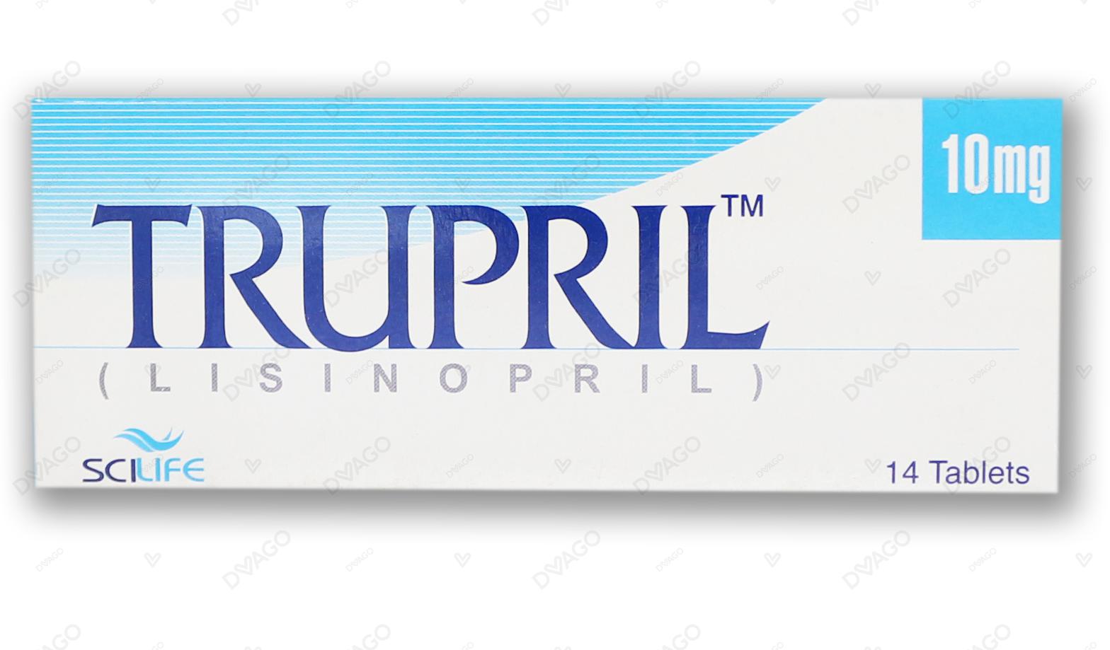 Trupril Tablets 10mg (1 Box = 1 Strip)(1 Strip = 14 Tablets)