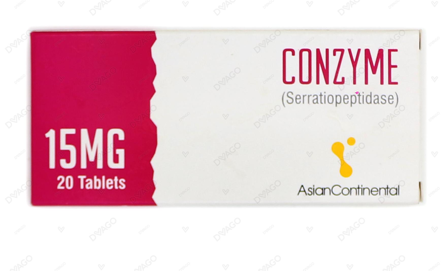 Conzyme Tablets 15mg (1 Strip = 10 Tablets)