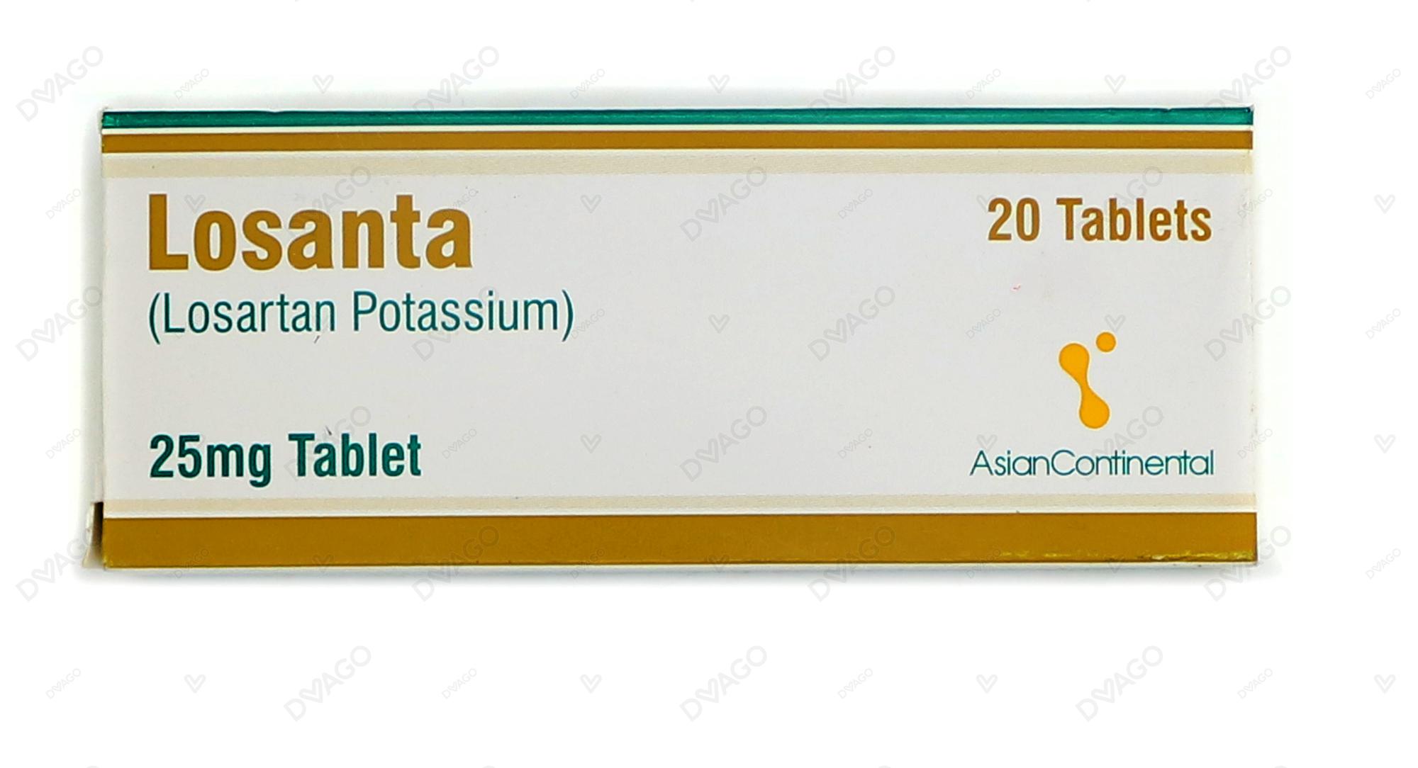 Losanta Tablets 25mg (1 Strip = 10 Tablets)
