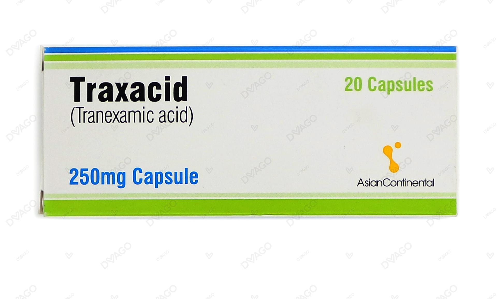 Traxacid Capsules 250mg  (1 Strip = 10 Capsules)