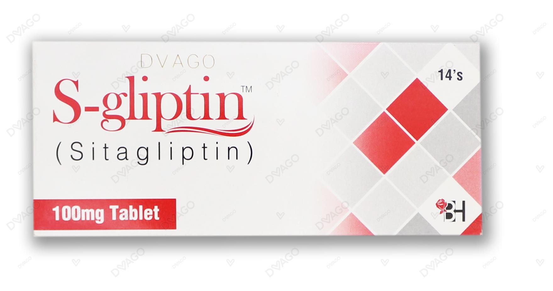 S-gliptin Tablets 100mg (1 Box = 2 Strips) (1 Strip = 7 Tablets)