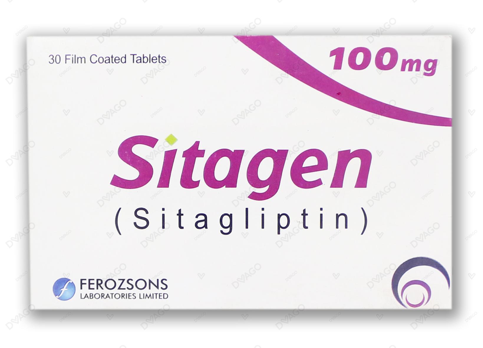 Sitagen Tablets 100mg  (1 Strip = 10 Tablets)
