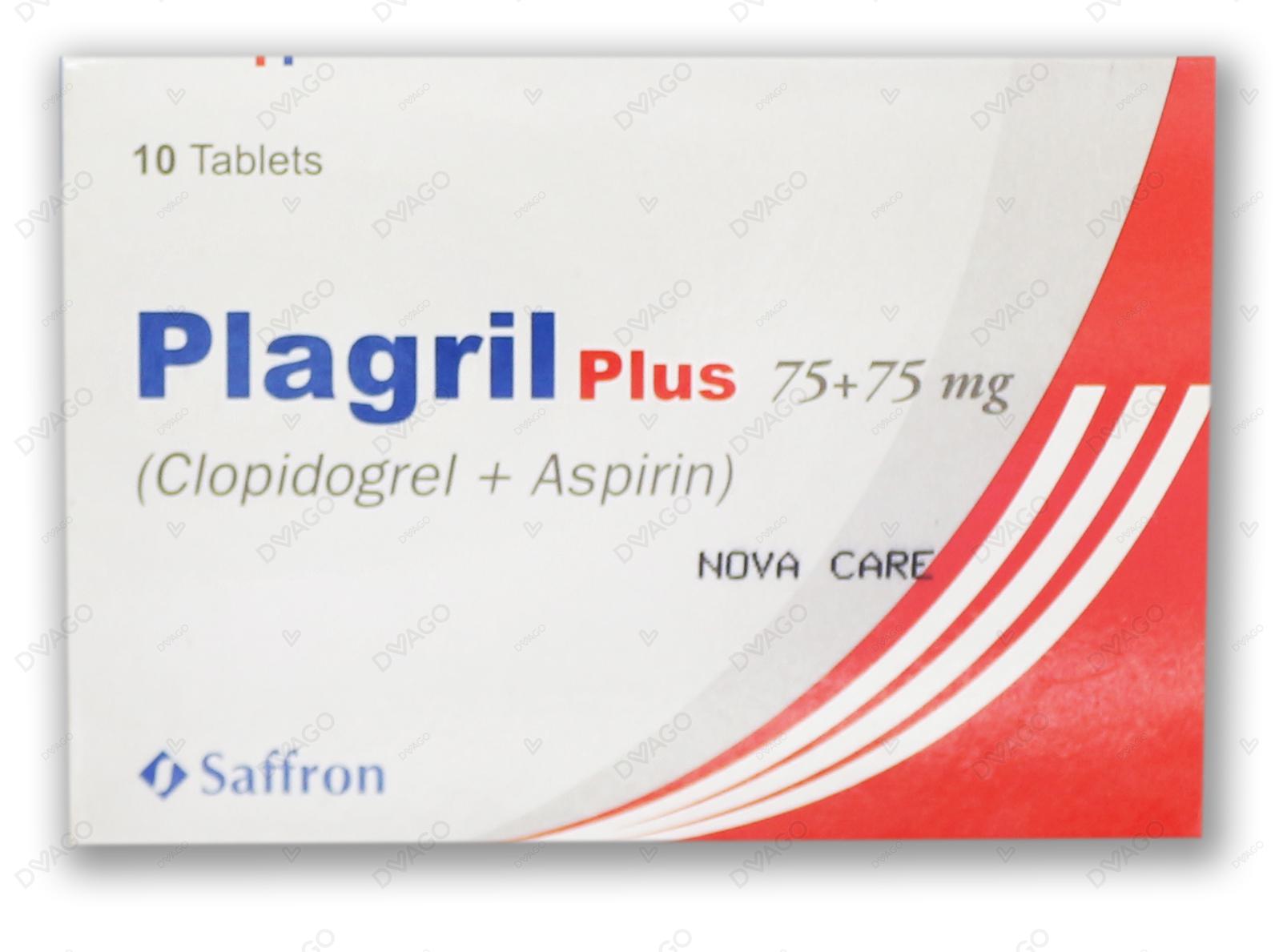 Plagril Plus Tablets 75mg (1 Box = 1 Strip)(1 Strip = 10 Tablets)