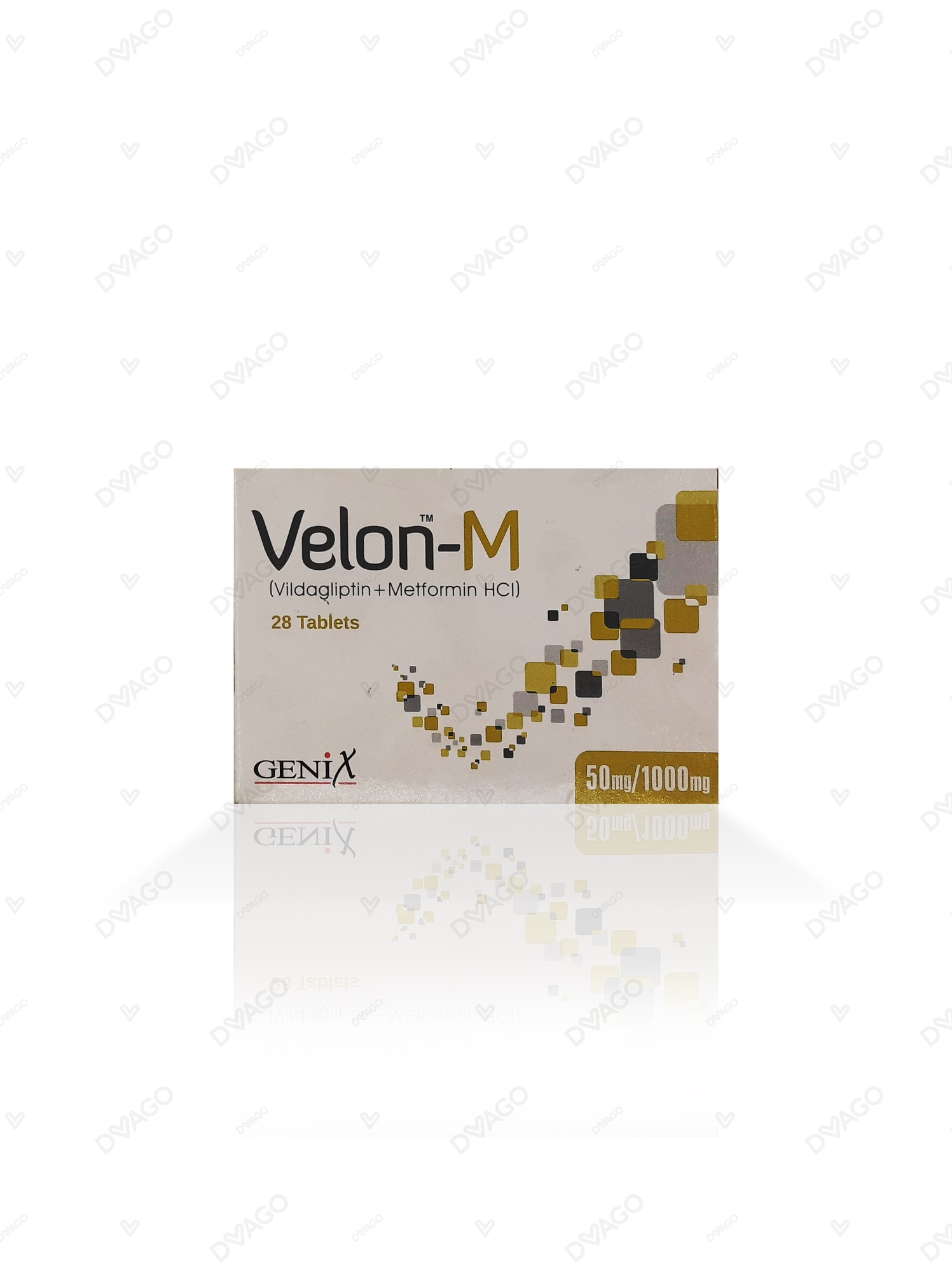 Velon-M Tablets 50/1000Mg (1 Strip = 14 Tablets)