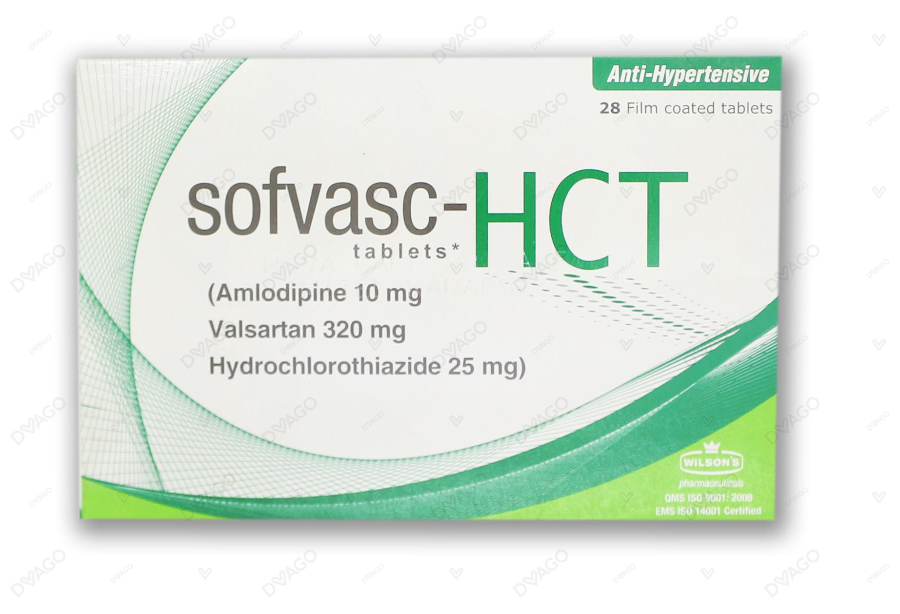 Sofvasc HCT Tablets 10/320/25mg (1 Box = 2 Strips) (1 Strip = 14 Tablets)