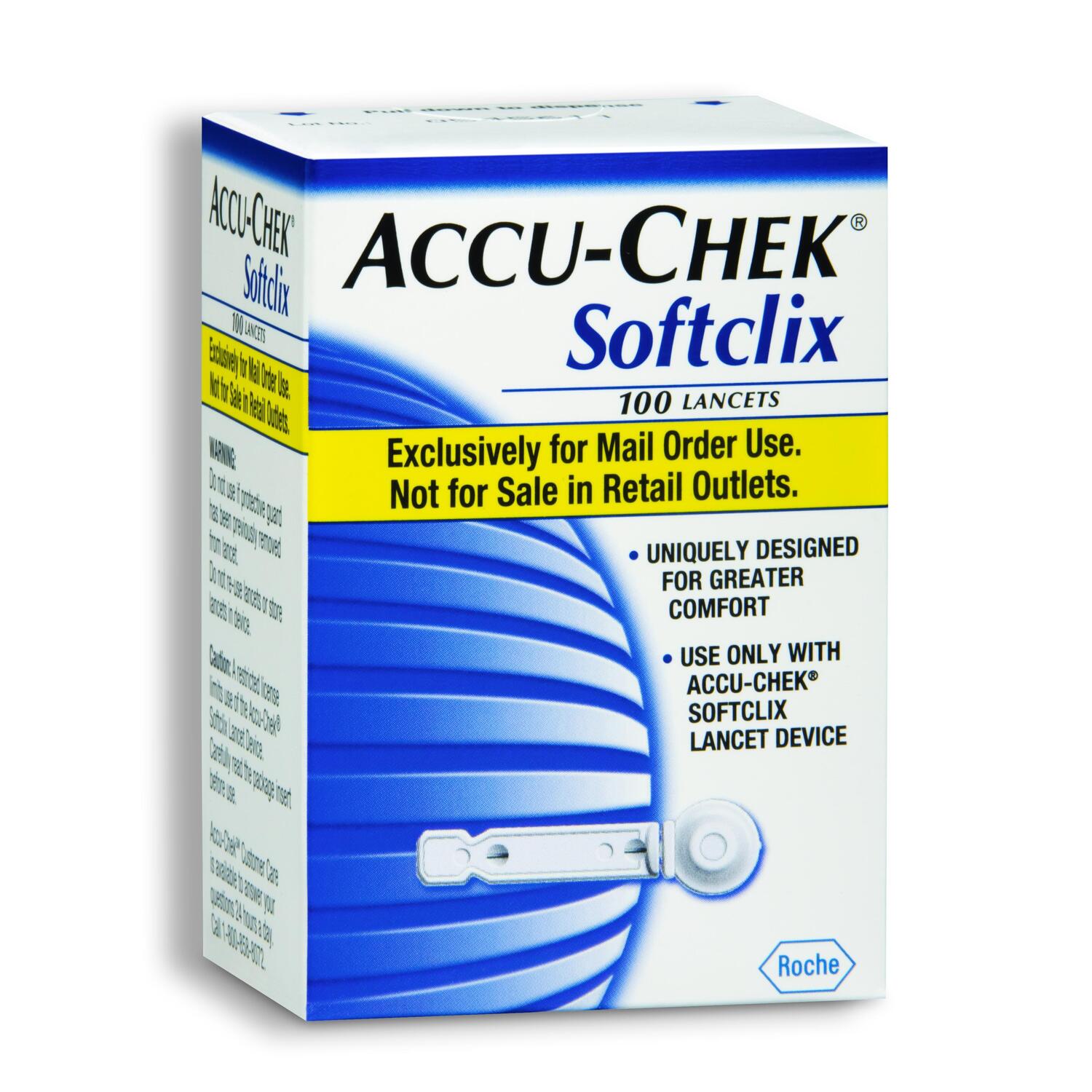 Accu-Chek Softclix Lancets (Box = 200 Lancets)
