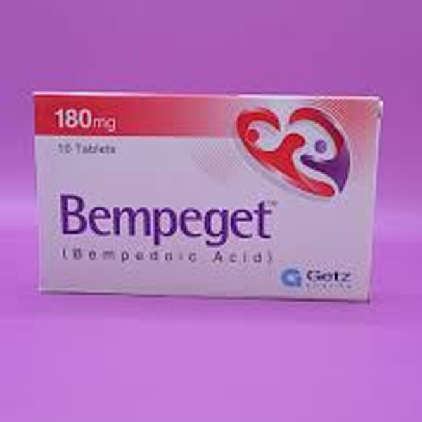 Bempeget Tablets 180Mg (1 Box = 10 Tablets)