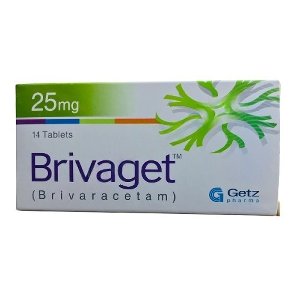 Brivaget Tablets 25Mg (1 Box = 2 Strips) (1 Strip = 7 Tablets)