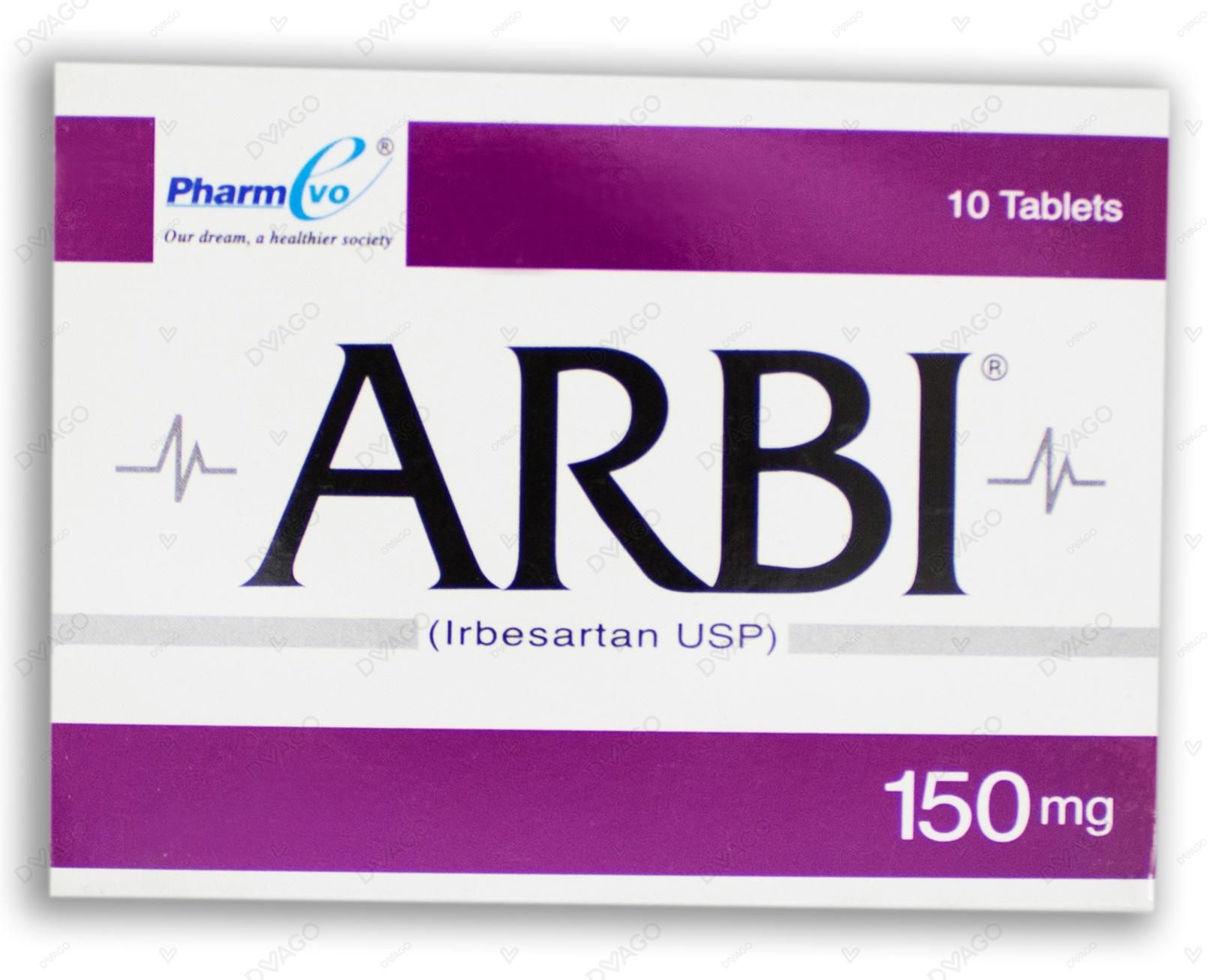 Arbi Tablets 150Mg (1 Box = 1 Strip)(1 Strip = 10 Tablets)