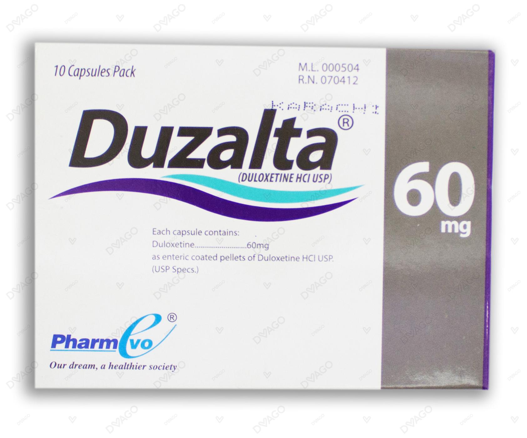 Duzalta Capsules 60mg (1 Box = 1 Strip)(1 Strip = 10 Capsules)