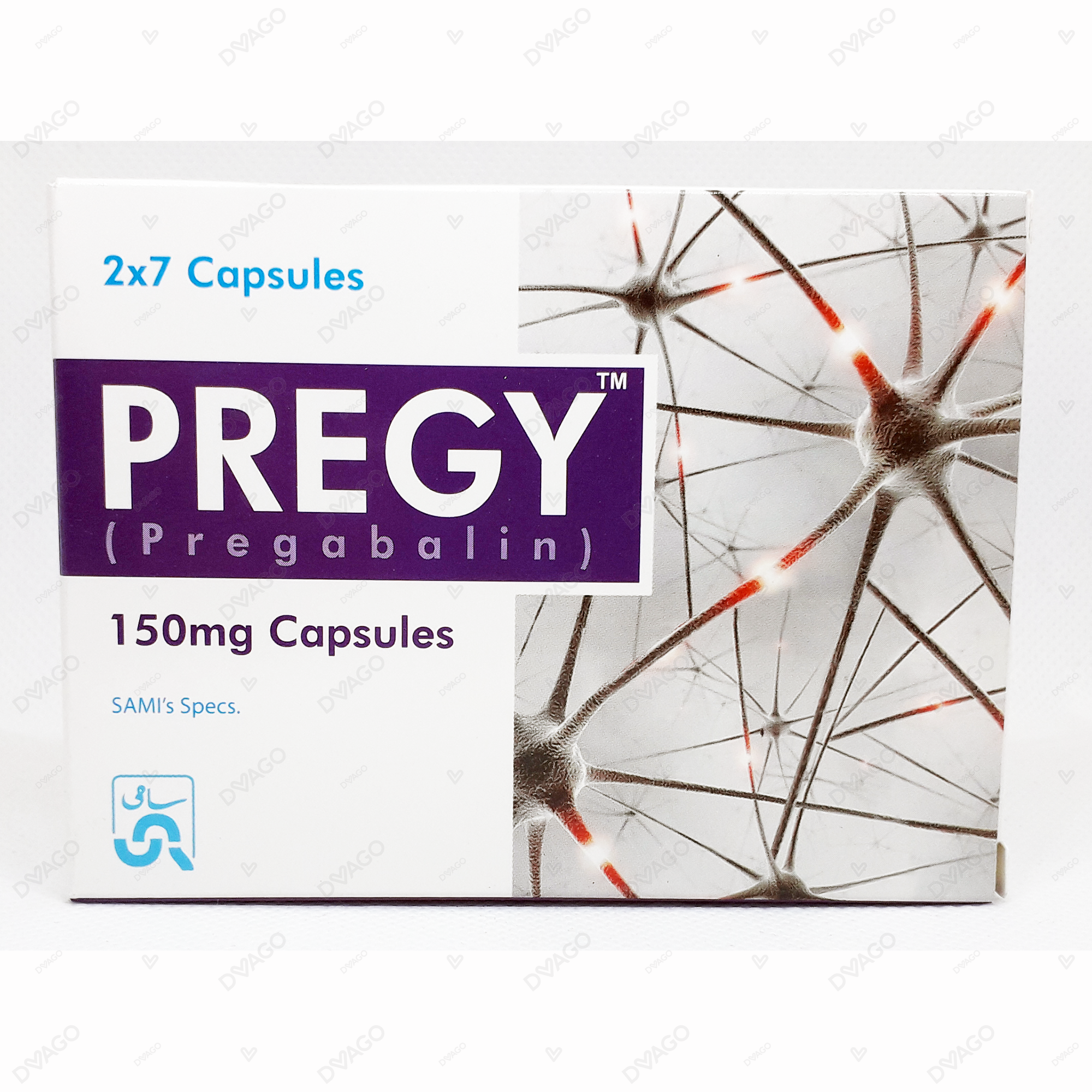 Pregy Capsules 150mg  (1 Strip = 7 Capsules)
