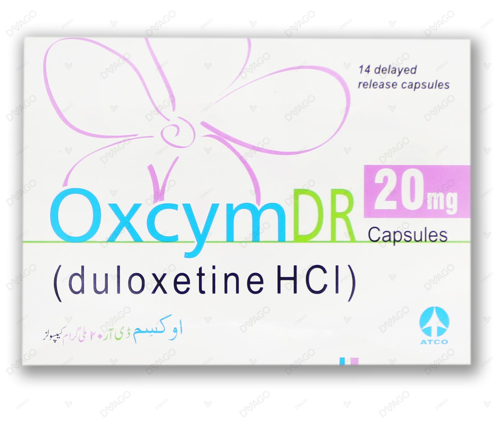 Oxcym DR Capsules 20mg (1 Strip = 7 Capsules)