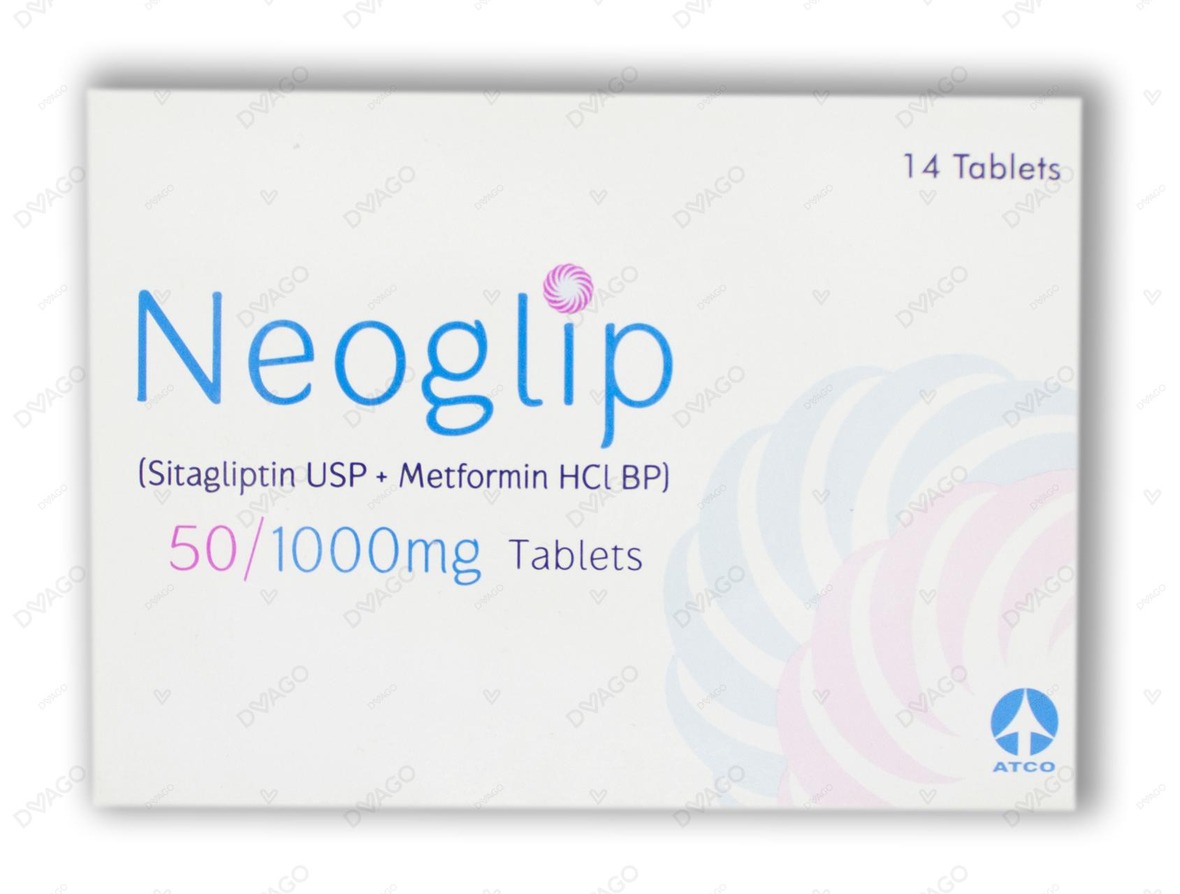 Neoglip Tablets 50Mg/1000Mg (1 Strip = 7 Tablets)