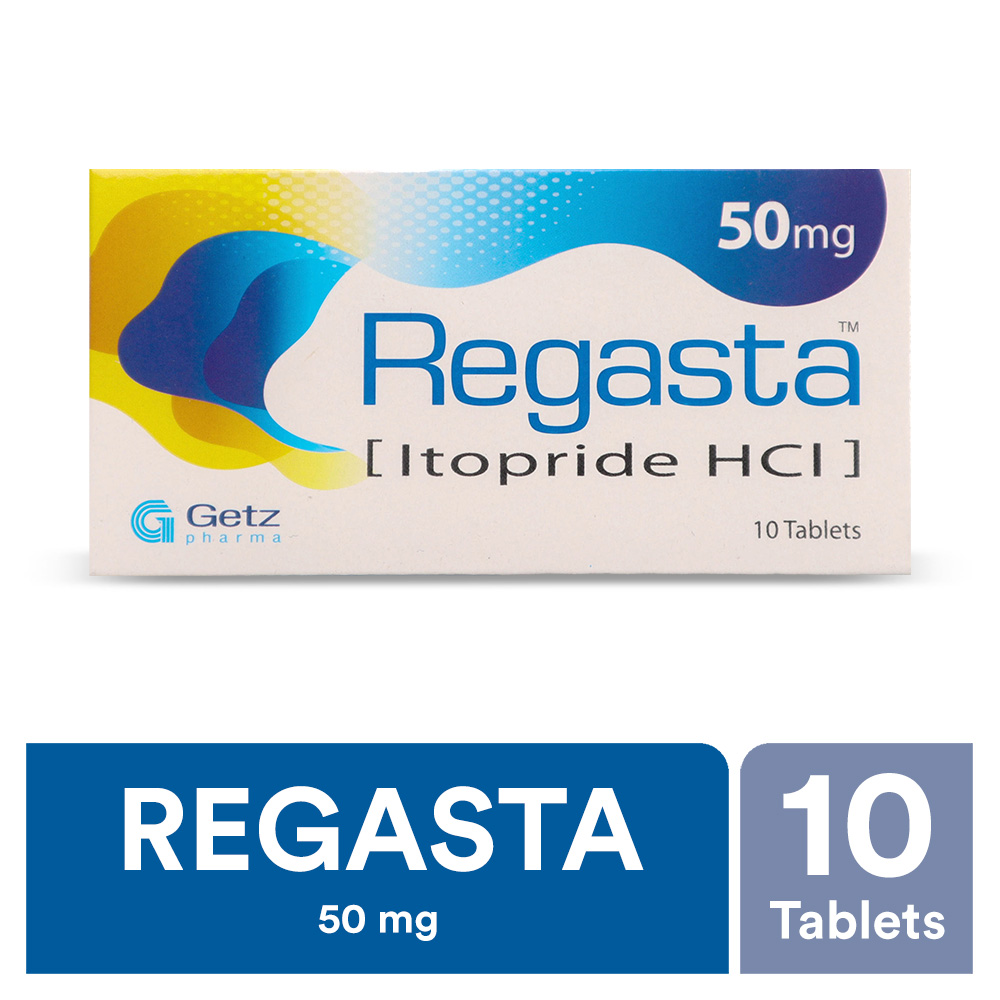 Regasta Tablets 50mg  (1 Box = 1 Strip)(1 Strip = 10 Tablets)