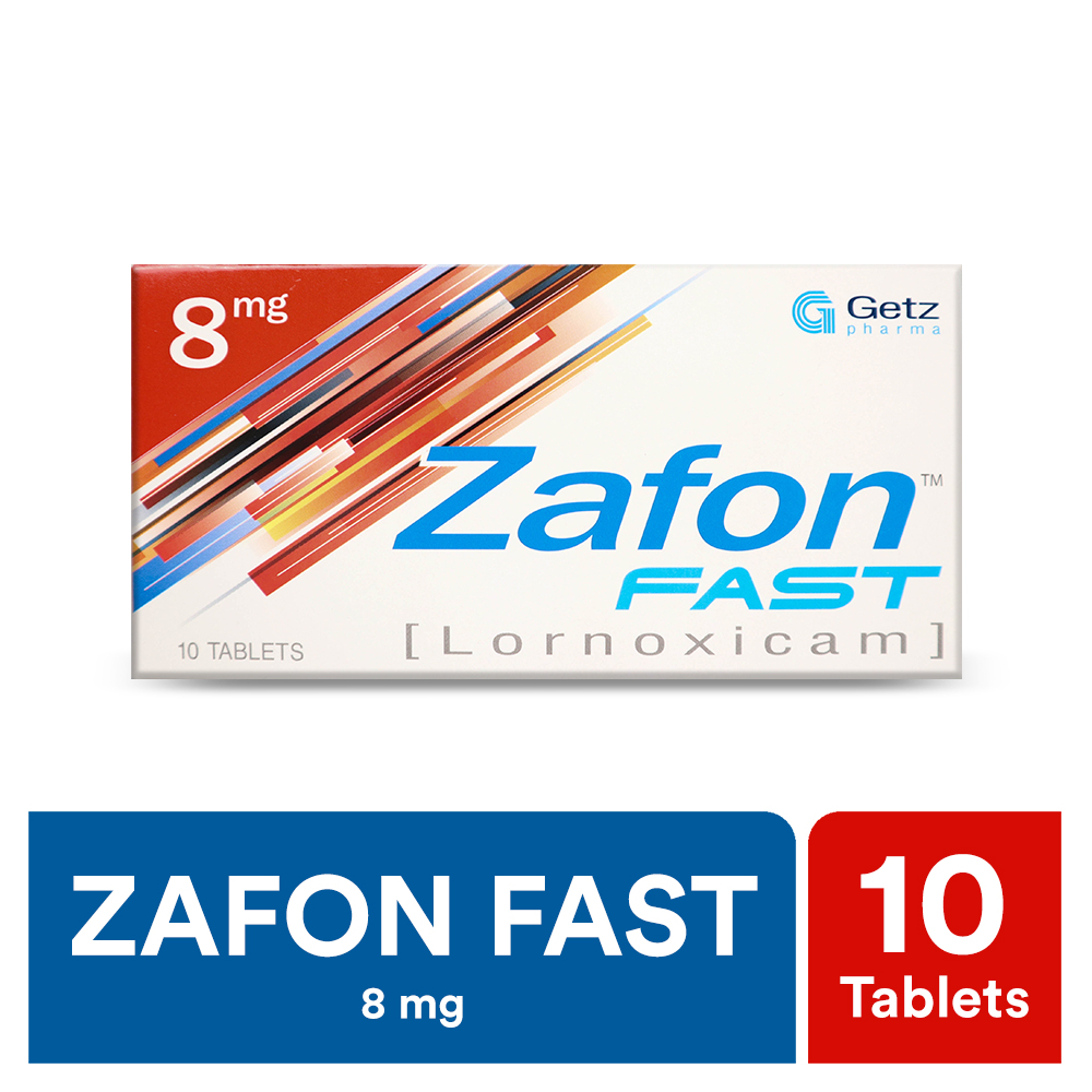 Zafon Fast Tablets 8mg (1 Box = 1 Strip)(1 Strip = 10 Tablets)