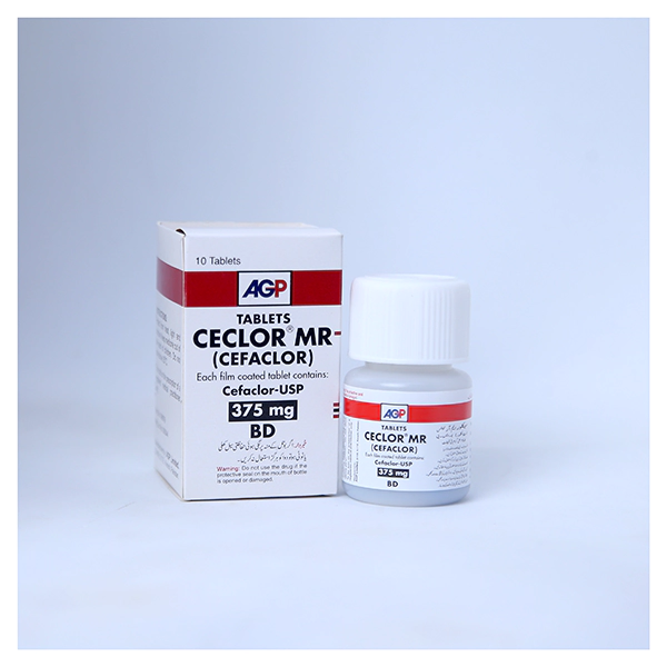 Ceclor MR Tablets 375mg BD (1 Box = 1 Strip)(1 Strip = 10 Tablets)
