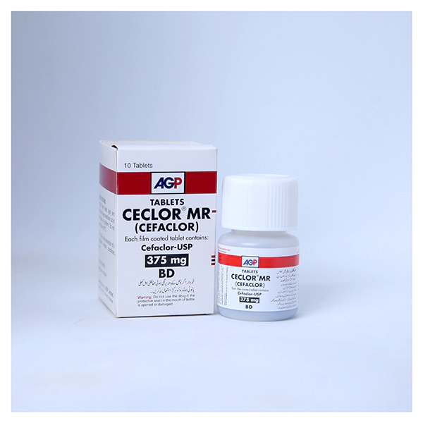 Ceclor MR Tablets 375mg (1 Box = 1 Strip)(1 Strip = 10 Tablets)