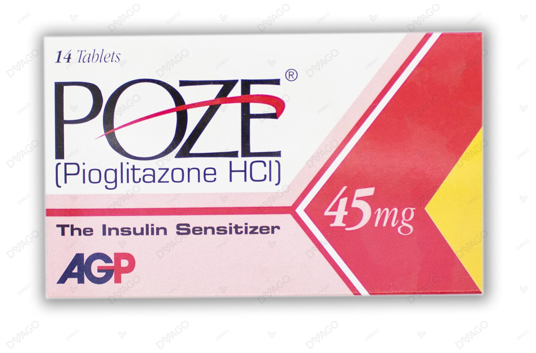Poze Tablets 45mg (1 Box = 14 Tablets)