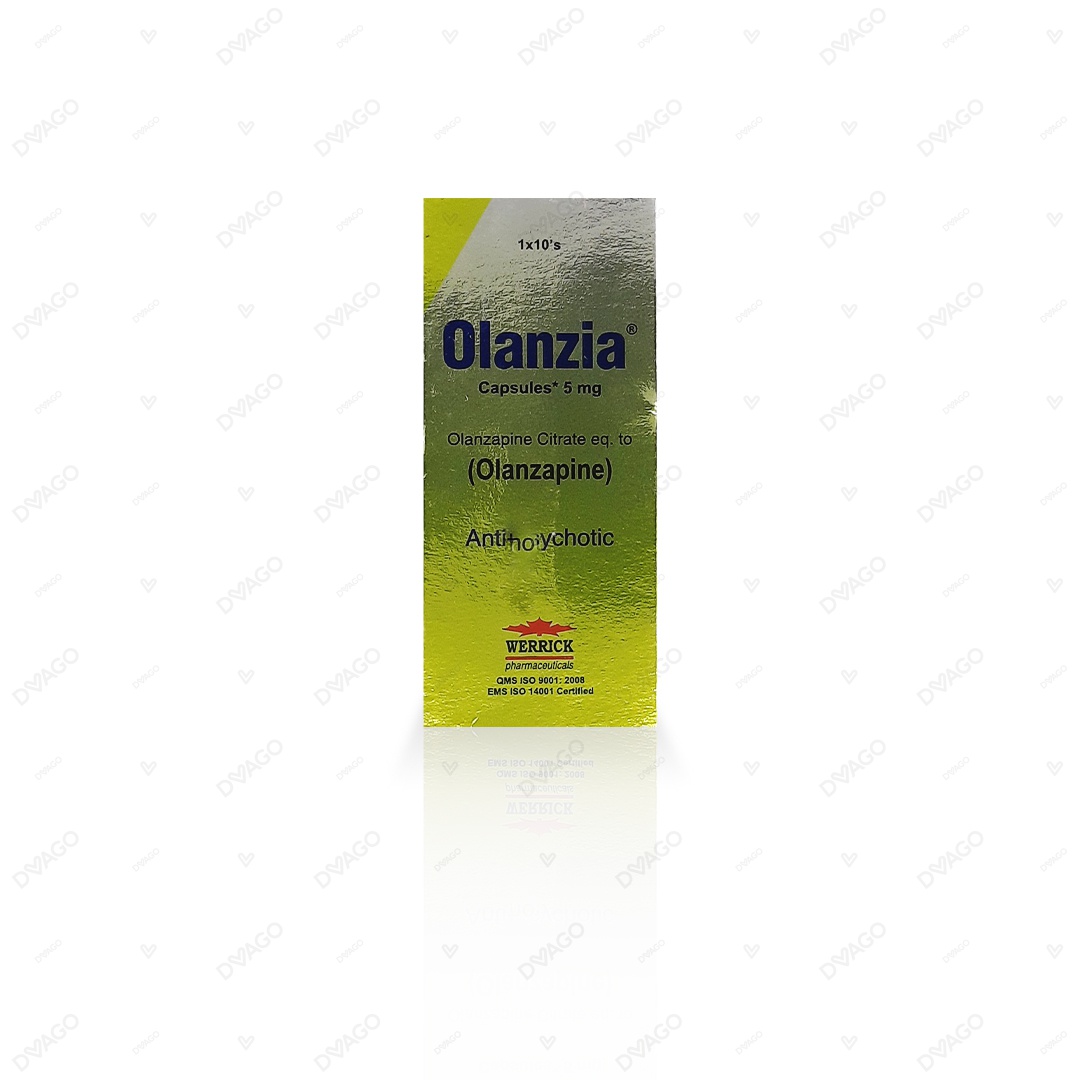 Olanzia Capsules 5mg  (1 Box = 1 Strip)(1 Strip = 10 Capsules)