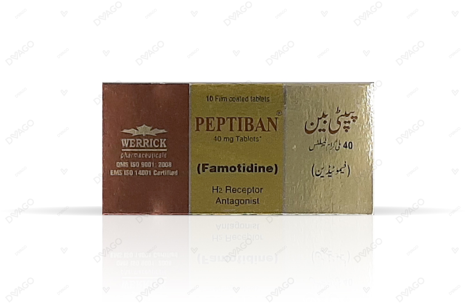 Peptiban Tablets 40mg (1 Box = 1 Strip)(1 Strip = 10 Tablets)