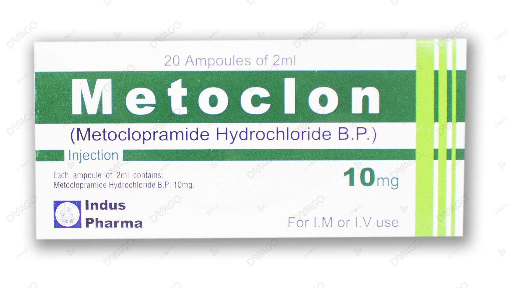 Metoclon Injection 10mg (1 Box = 20 Injections)