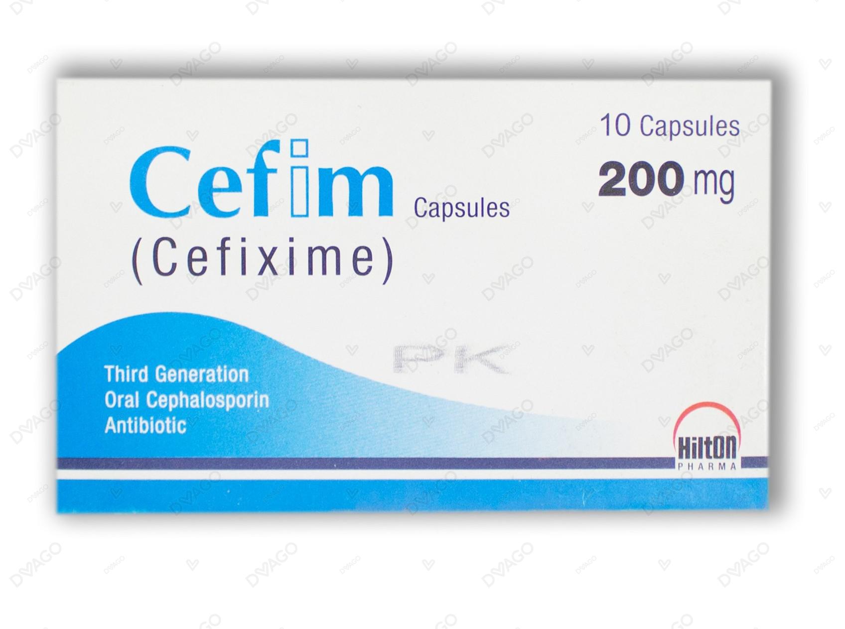 Cefim Capsules 200mg (1 Box = 1 Strip)(1 Strip = 10 Capsules)