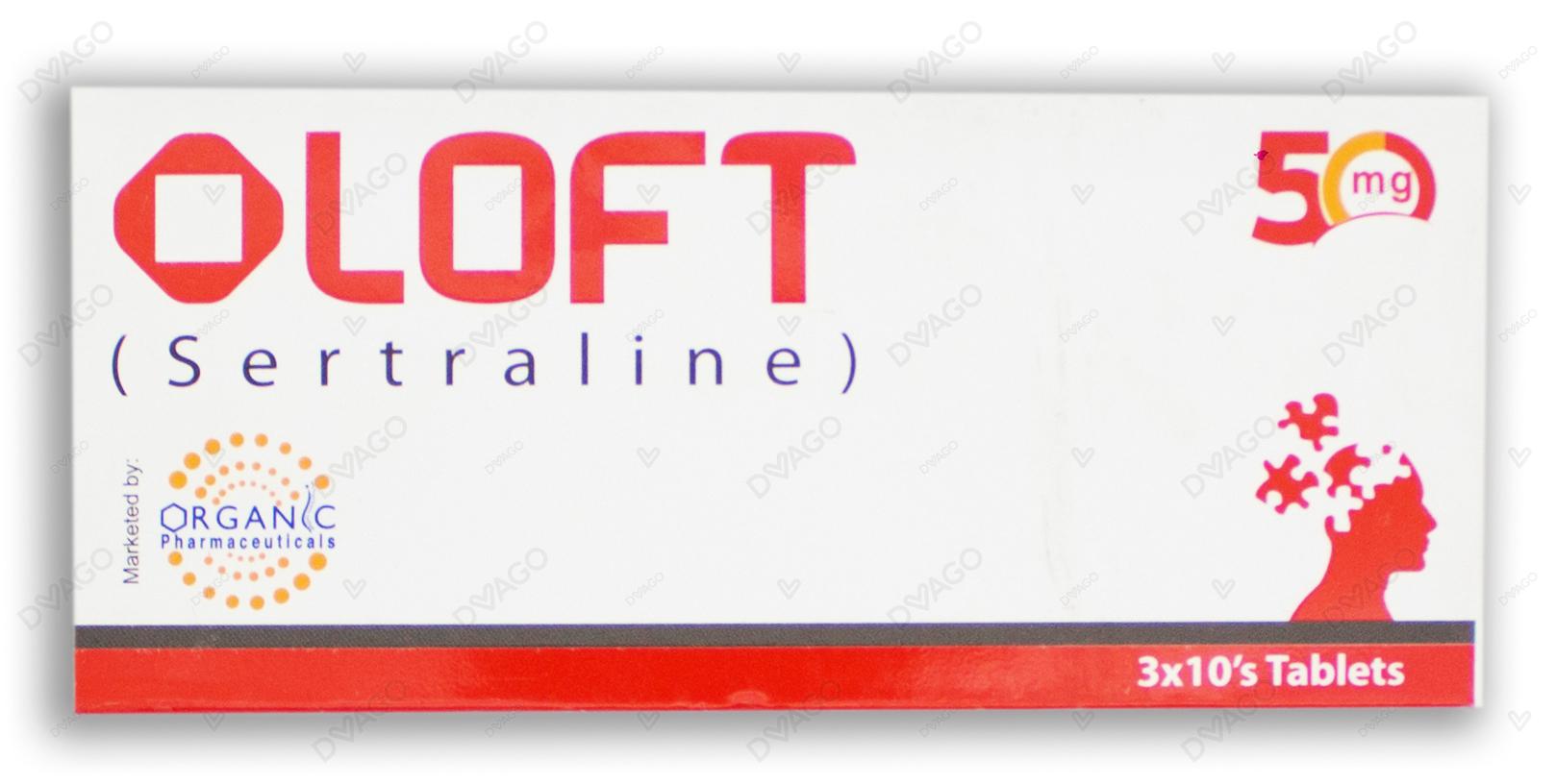 Oloft Tablets 50Mg (1 Strip = 10 Tablets)