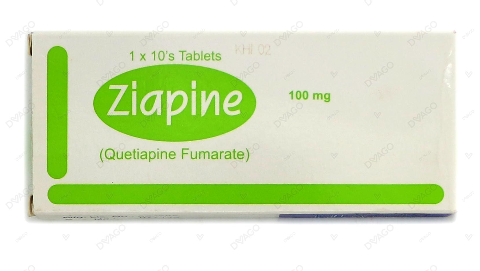 Ziapine Tablets 100mg (1 Box = 1 Strip)(1 Strip = 10 Tablets)