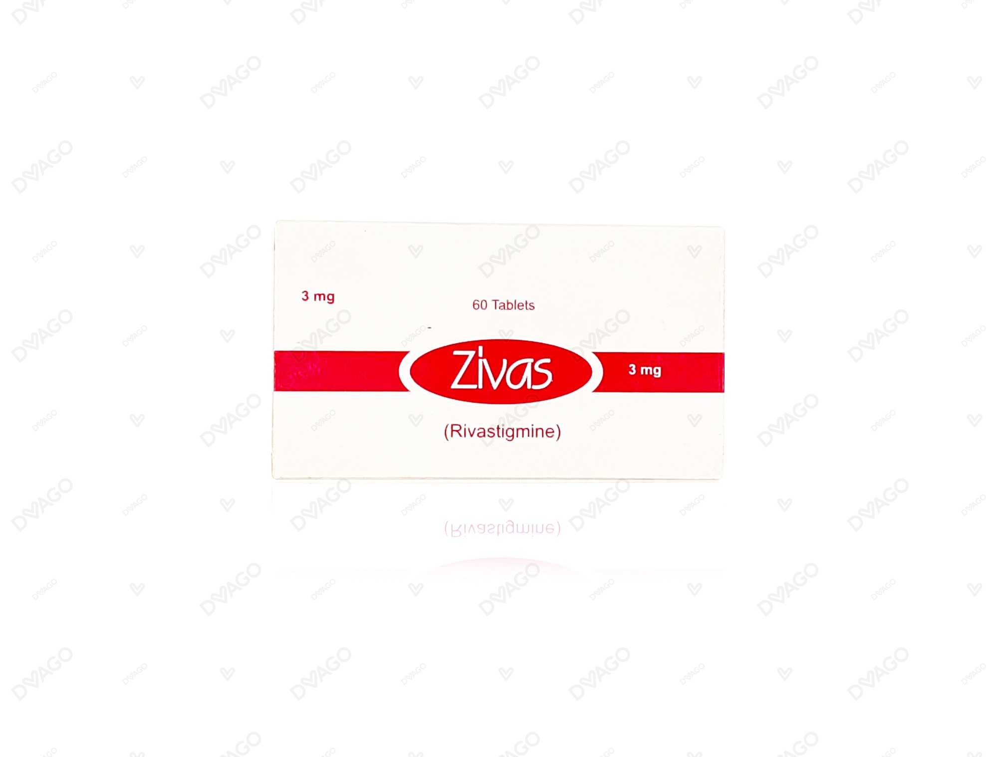 Zivas Tablets 3mg (1 Box = 6 Strips) (1 Strip = 10 Tablets)
