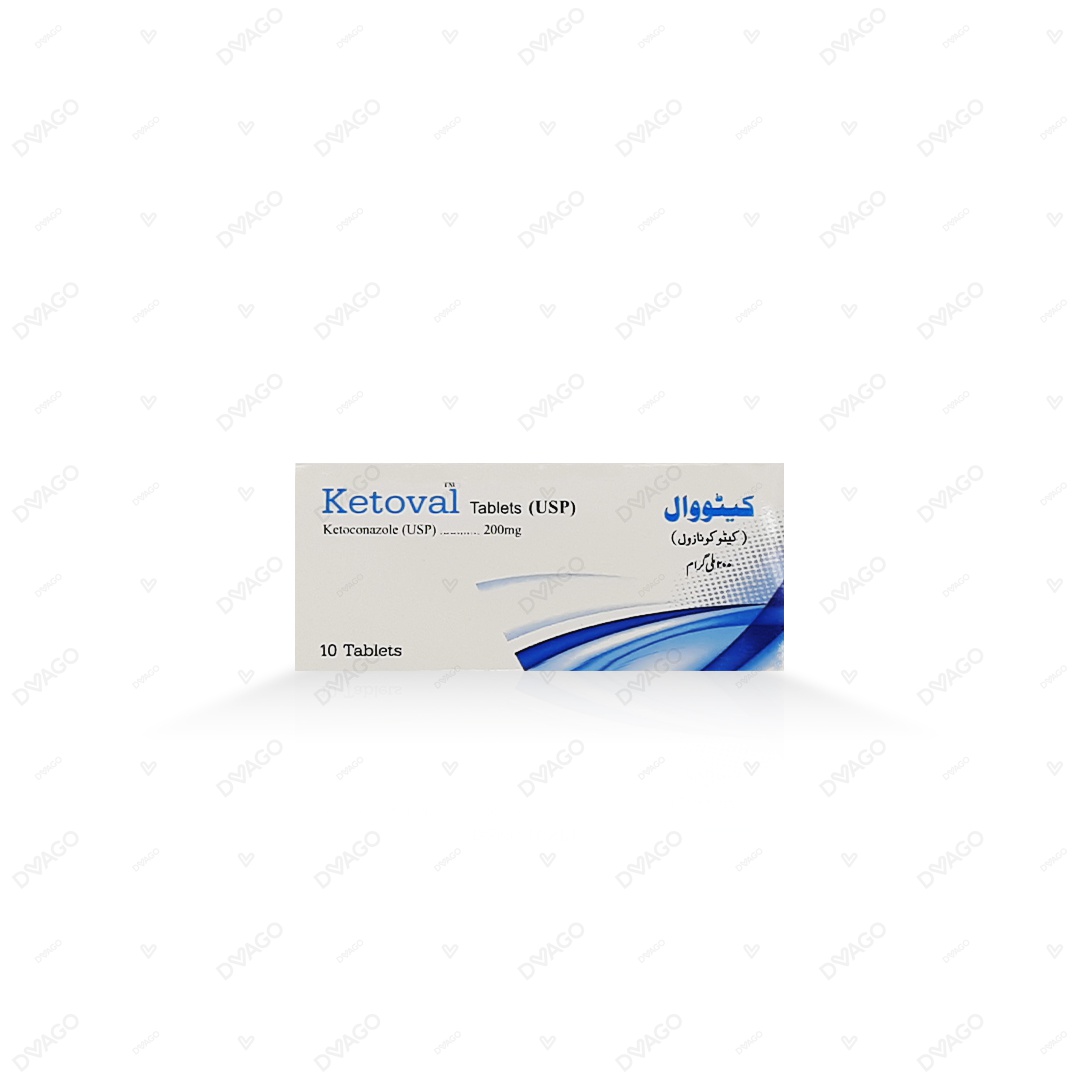 Ketoval Tablets 200Mg (1 Box = 1 Strip)(1 Strip = 10 Tablets)
