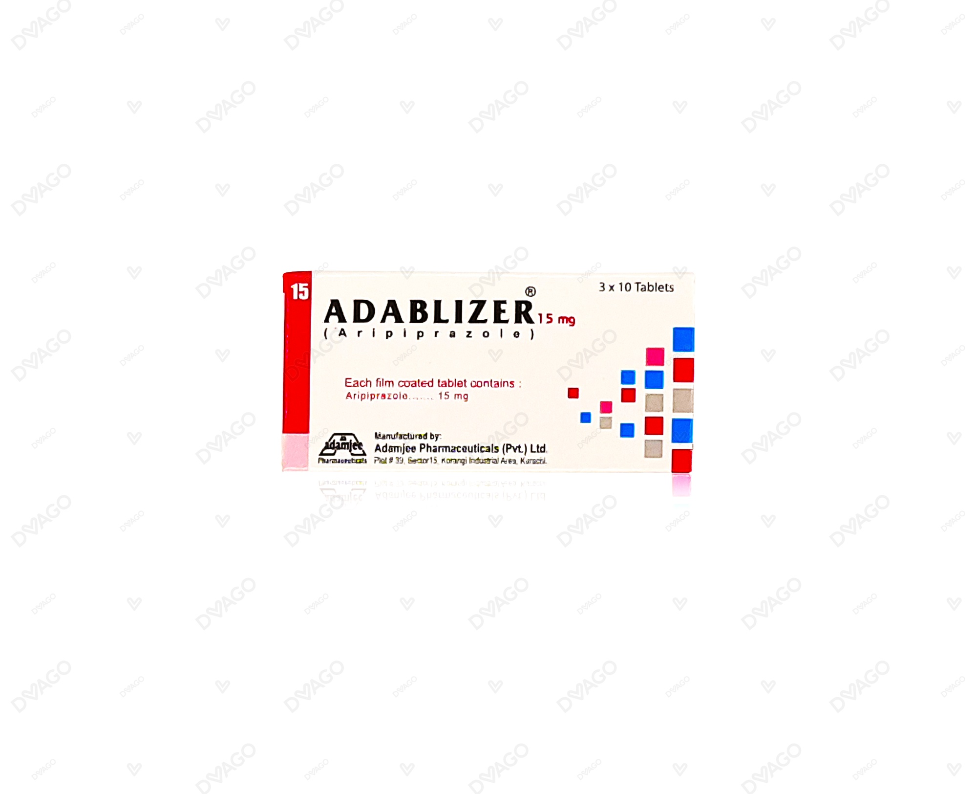 Adablizer Tablets 15mg (1 Strip = 10 Tablets)