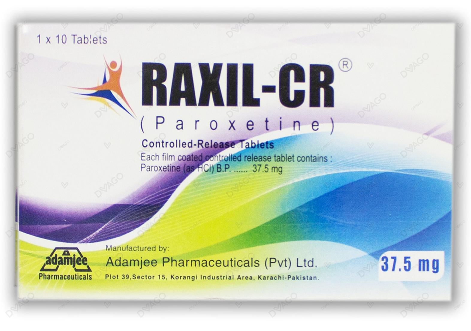 Raxil-CR Tablets 37.5mg (1 Box = 1 Strip)(1 Strip = 10 Tablets)