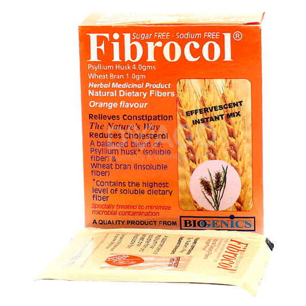 Fibrocol Husk Sachet Orange (1 Box = 10 Sachets)