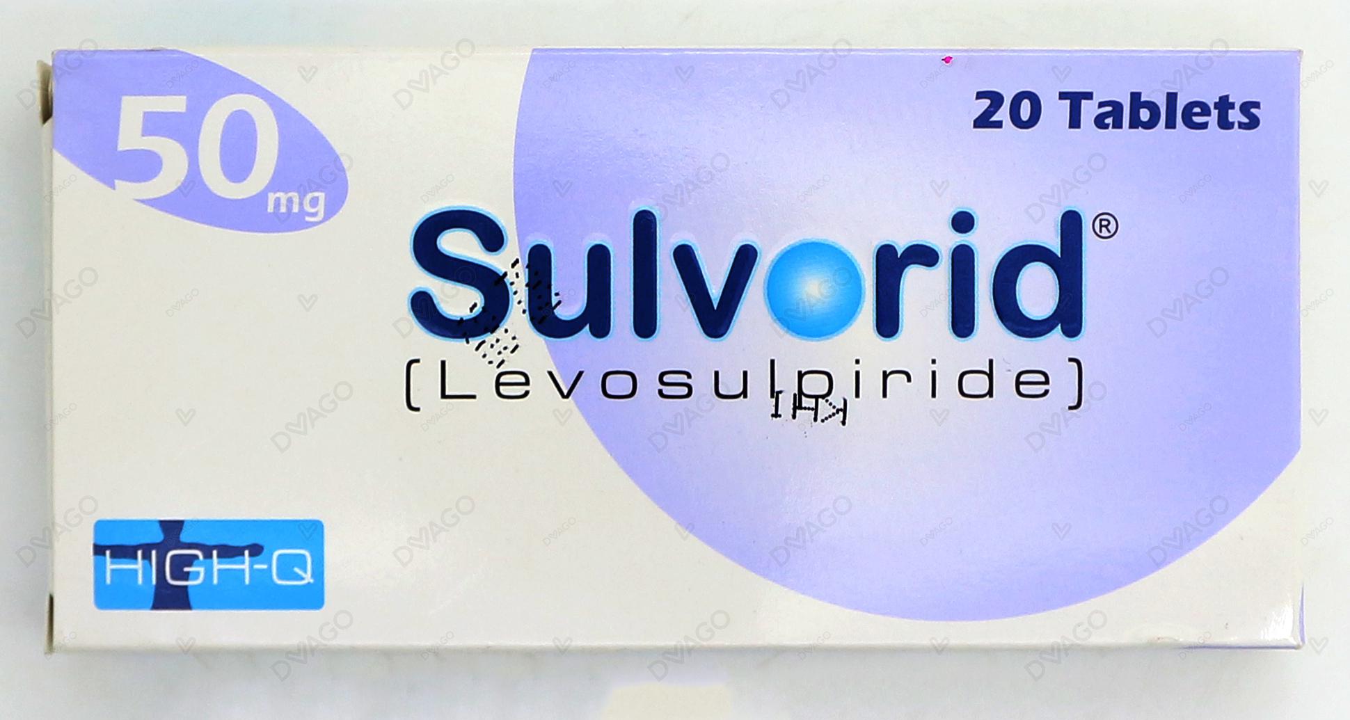 Sulvorid Tablets 50mg (1 Box = 2 Strips) (1 Strip = 10 Tablets)