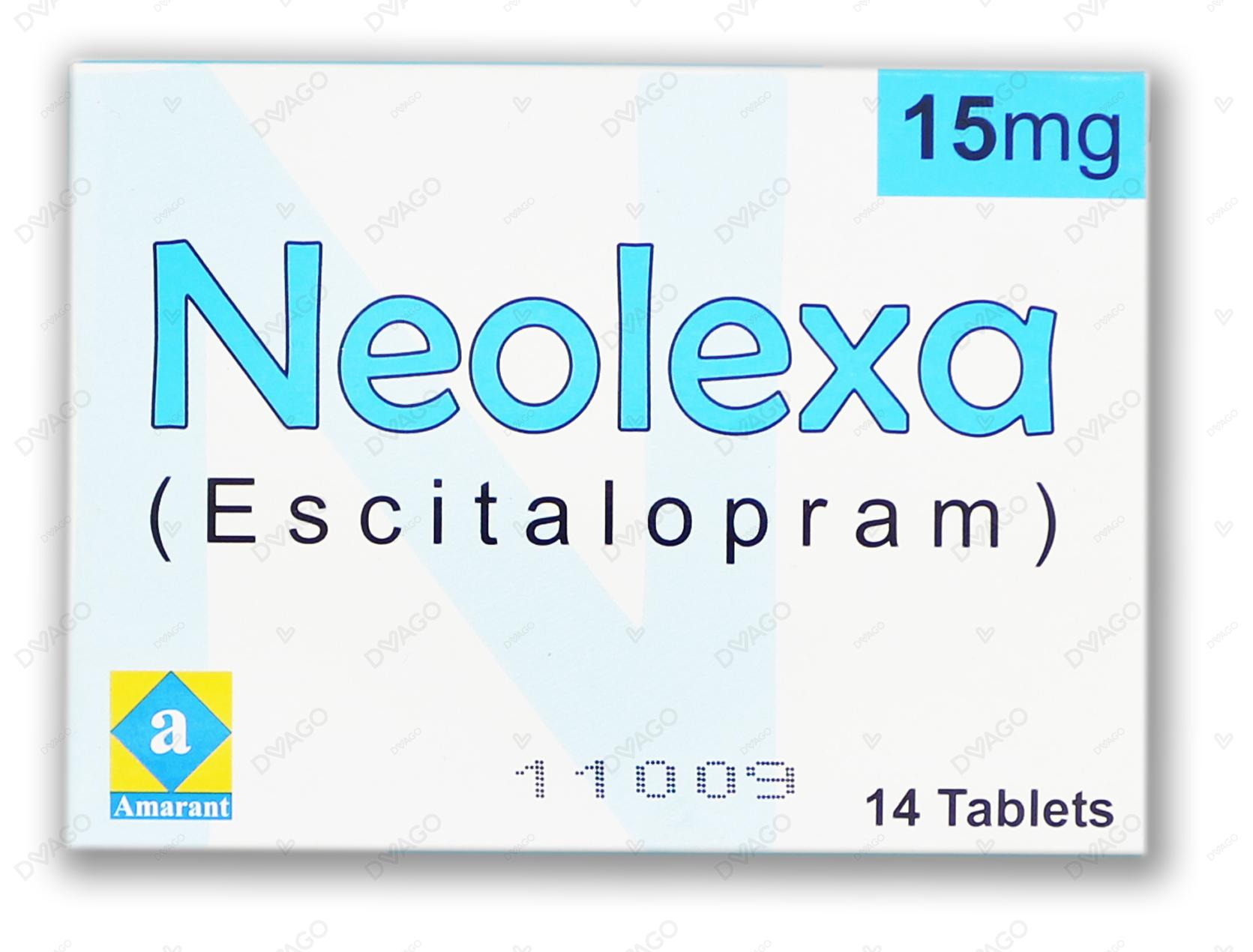 Neolexa Tablets 15mg (1 Box = 1 Strip)(1 Strip = 14 Tablets)