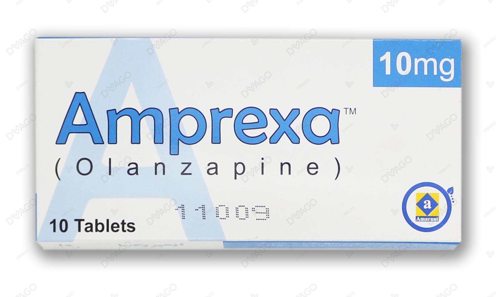 Amprexa Tablets 10mg (1 Box = 1 Strip)(1 Strip = 10 Tablets)