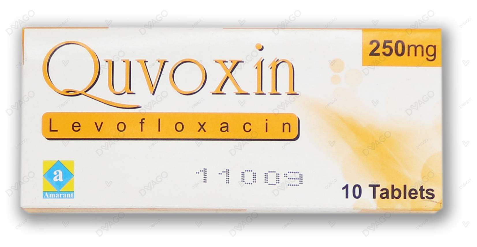 Quvoxin Tablets 250mg (1 Box = 1 Strip)(1 Strip = 10 Tablets)