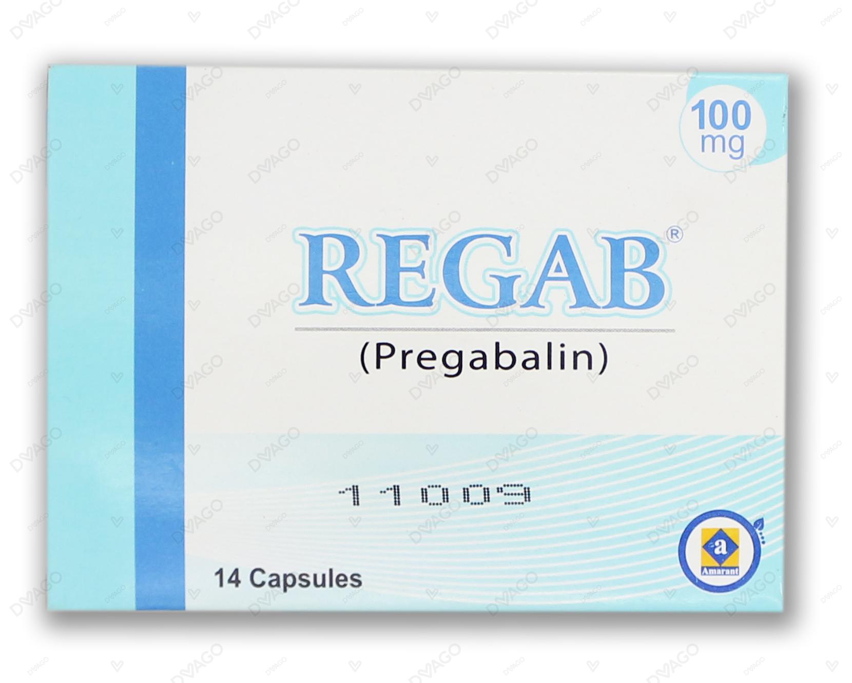Regab Capsules 100mg (1 Strip = 7 Capsules)