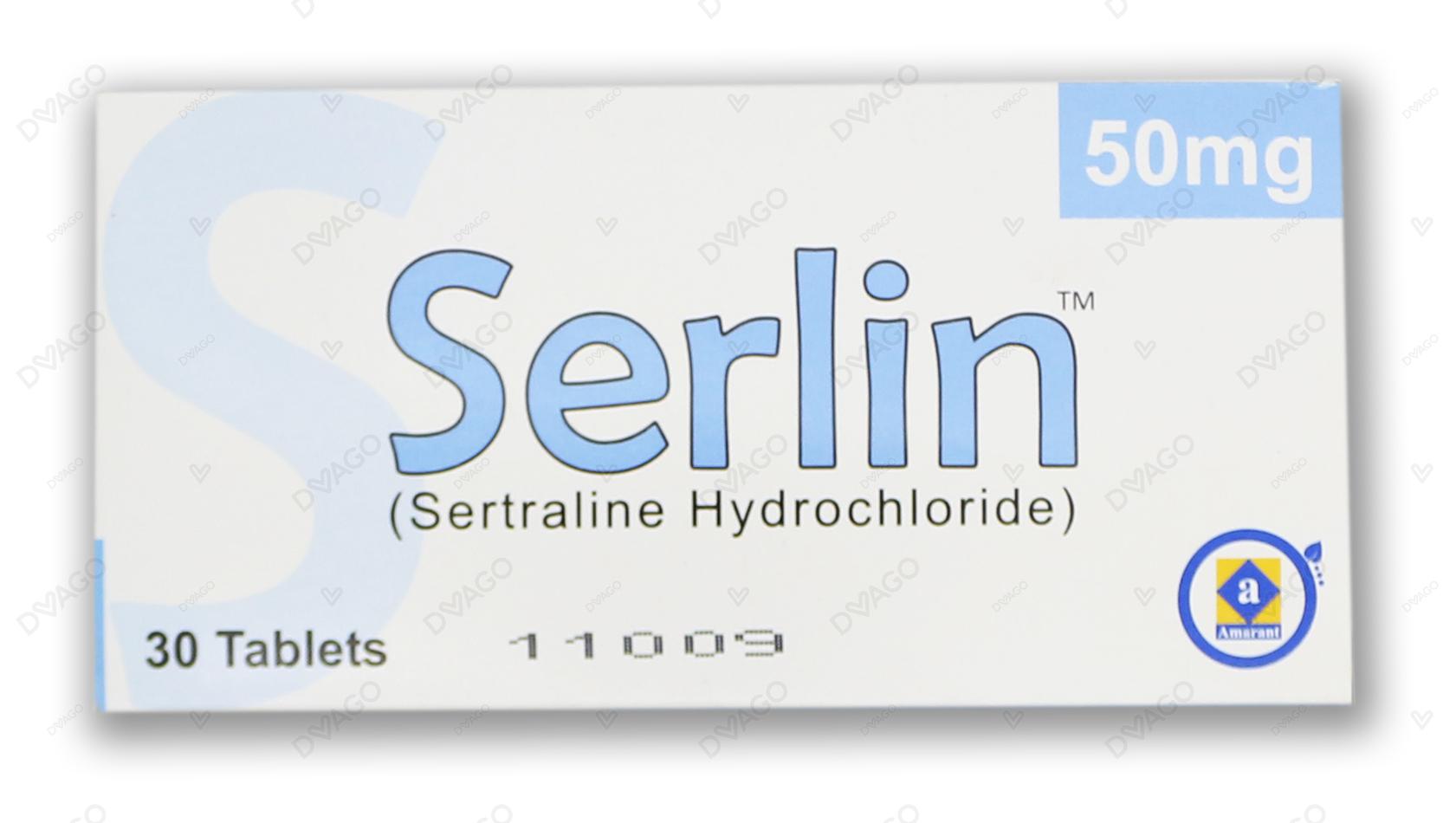 Serlin Tablets 50mg (1 Strip = 10 Tablets)