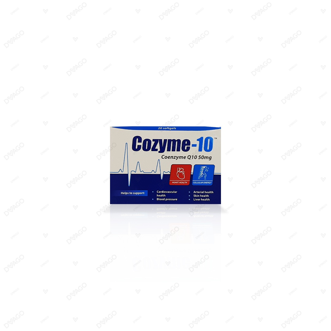 Cozyme-10 Softgel 50mg  (1 Strip = 10 Tablets)