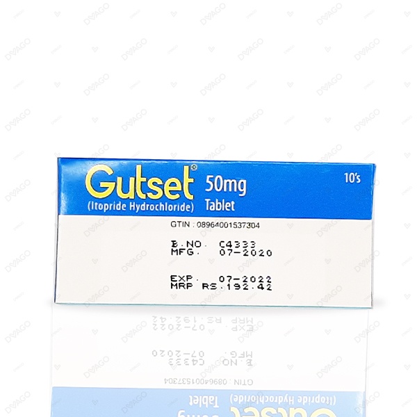 Gutset Tablets 50mg (1 Box = 1 Strip)(1 Strip = 10 Tablets)