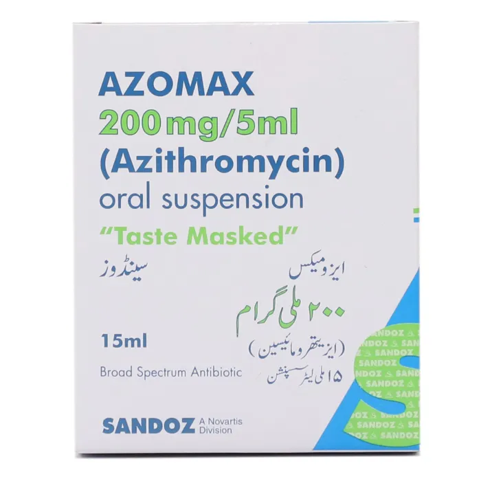 Azomax 15Ml Suspension 200Mg/5Ml