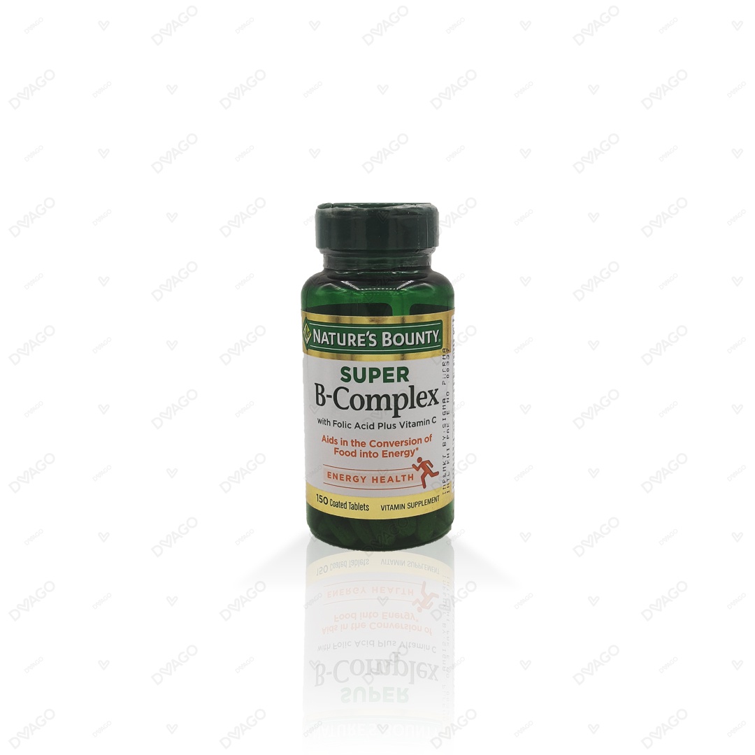 Natures Bounty Super B-Complex Tablets (1 Bottle = 150 Tablets)