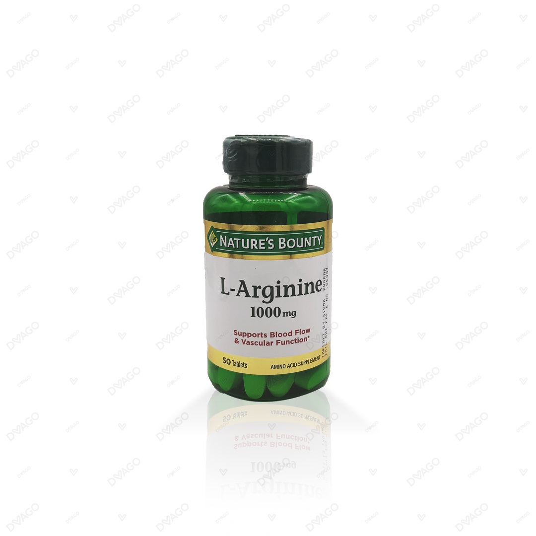 Natures Bounty L Arginine 1000 Mg Tablets - Buy Online at DVAGO®