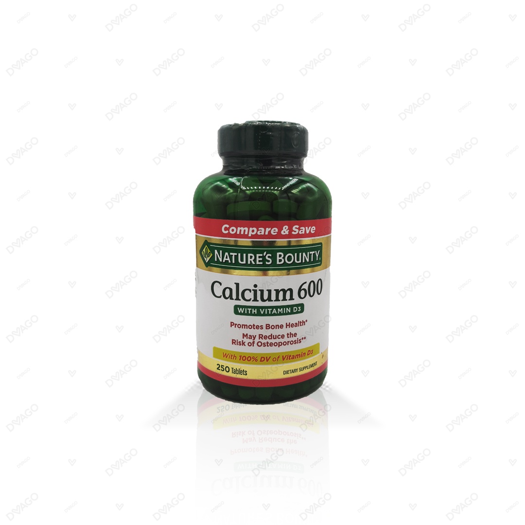 NATURES BOUNTY CALCIUM 600 TABLETS 250s