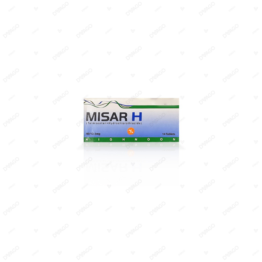 Misar-H Tablets 40mg/12.5mg (1 Strip = 7 Tablets)